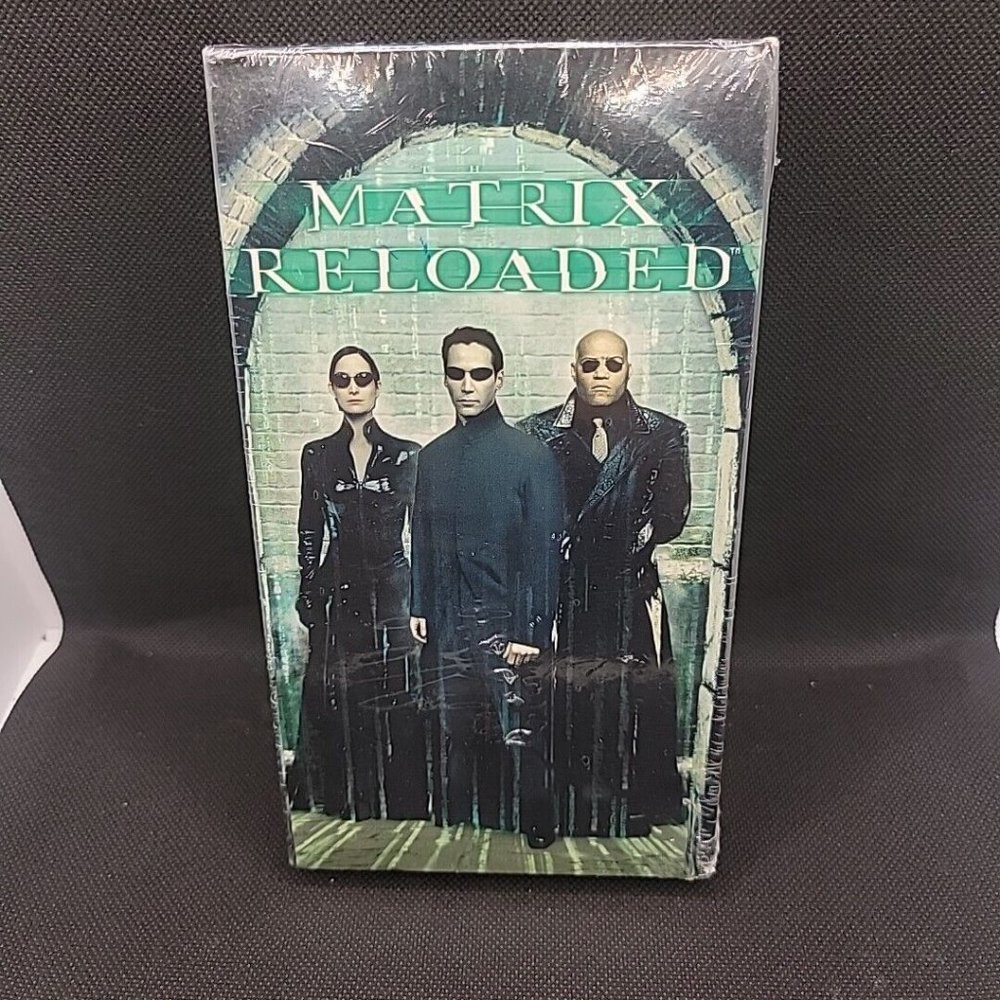 Matrix Reloaded SEALED VHS 2003